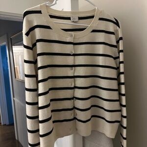 Striped cardigan